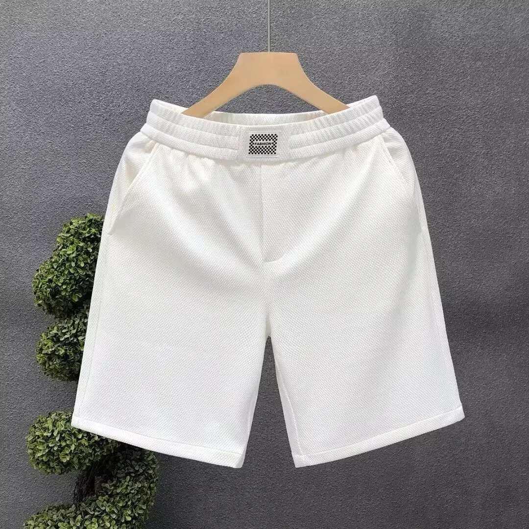 High Quality Mens Shorts Summer American Gym Shorts Fashion White Sports Short Pants High Street Mens Clothing Streetwear 2024 250102