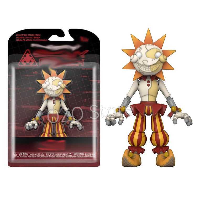 Game Model Sundrop Moondrop FNAF Action Figure Special Edition Joints Movable Collection Sun Moon Joker Figurine Toys GiftsXJ250103