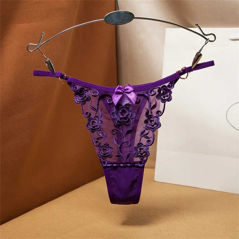 Comfy Fashion Sleepwear Panties Women Breathable Comfy Elastic Waist Floral Knickers Lingerie Low Rise NightwearXJ250103