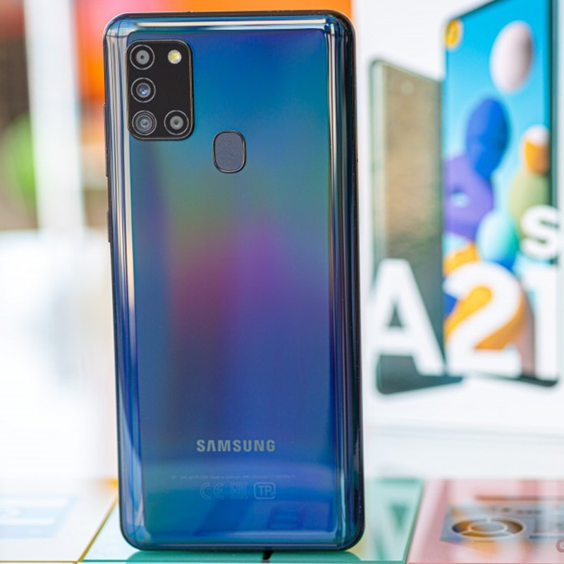 Samsung Galaxy A21s Unlocked Android Smartphone - Refurbished, 2GB RAM & 32GB Storage, Sealed Box Accessories Included