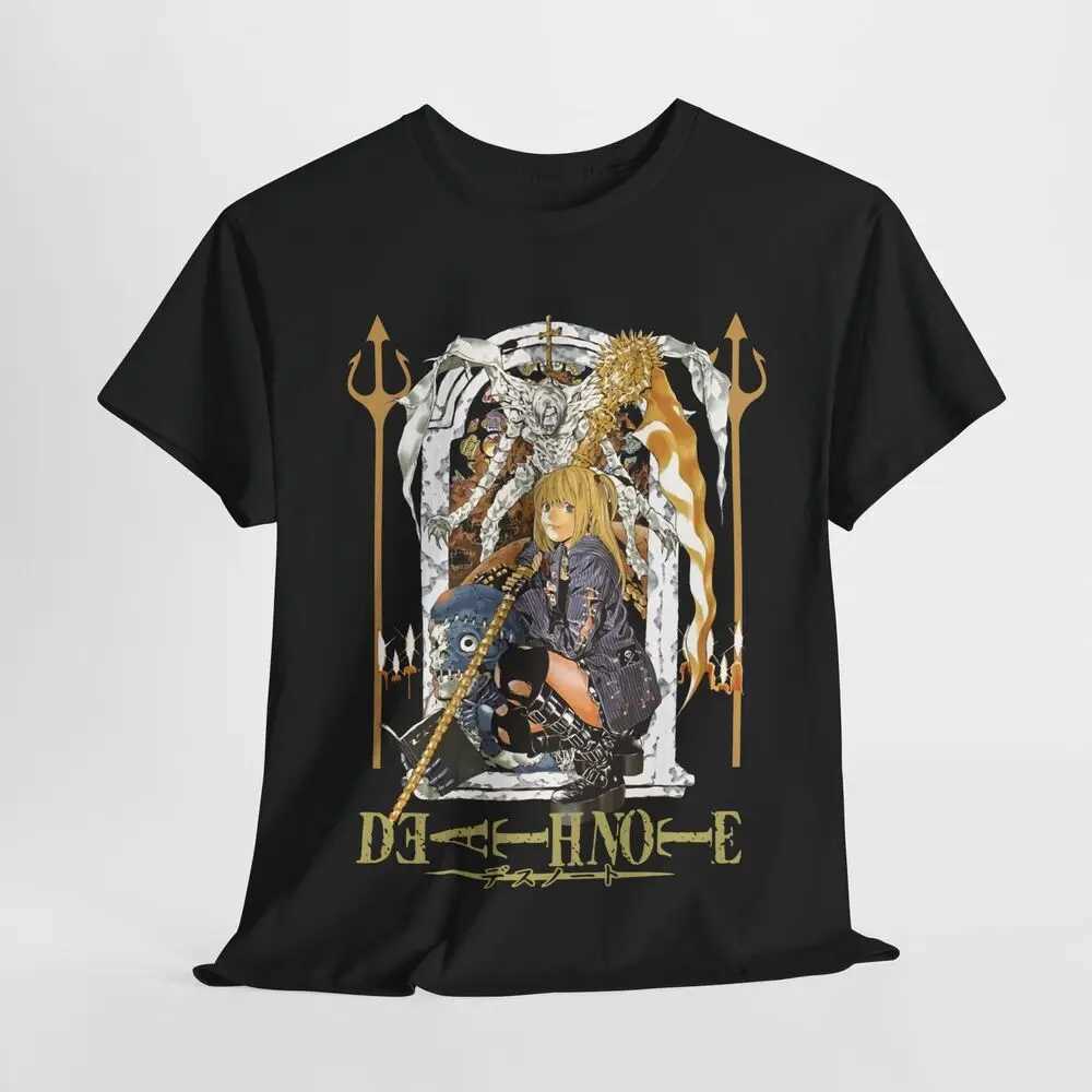 Misa Amane T-shirt Inspired Anime Death Note T-shirt Black- Anime GiftXJ240102