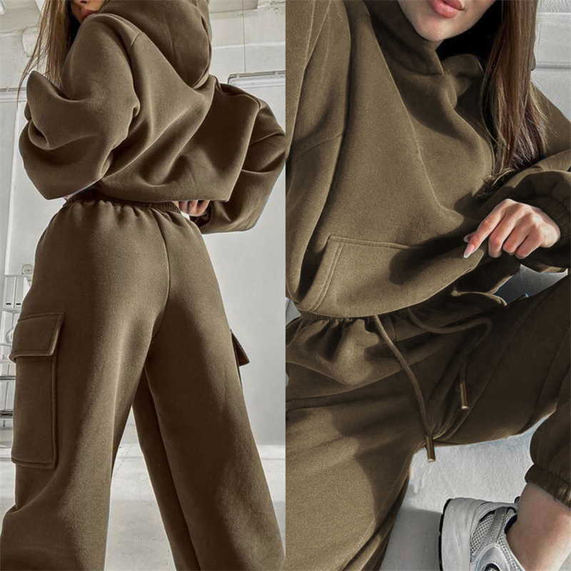2025--10A Women Yoga Outfit Suits Hoodies Long Sleeve Tops Pants Trousers Sport Gym Running Long Pant Elastic High Waist Hooded Sportwear Sweatershirt