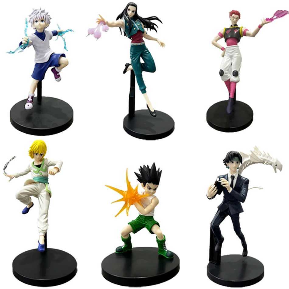15-23cm Hunter x Hunter Chrollo Lucilfer Anime Figure Hisoka Action Figure Killua Zoldyck Kurapika Figurine Collectible Model TXJ250103