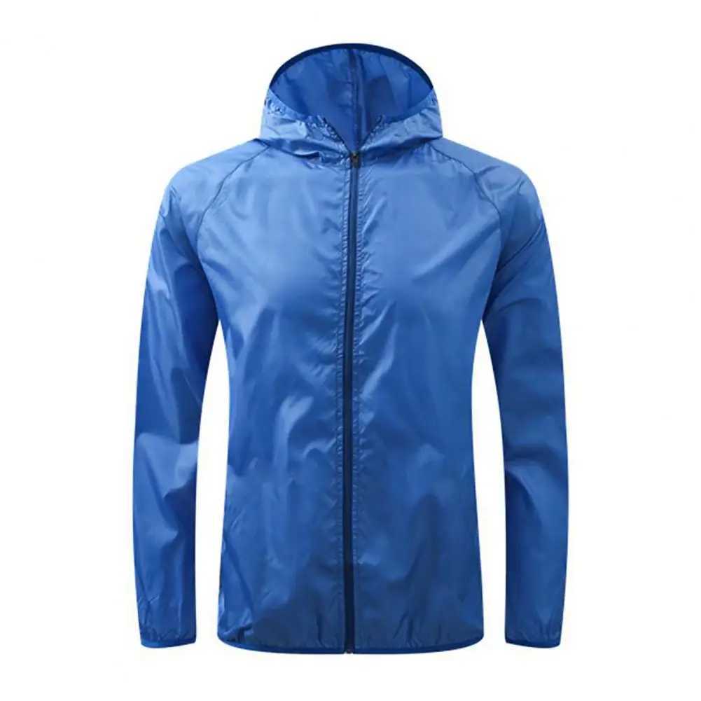 Sun jacket mens hiking jacket waterproof Sun windproof fast drying long sleeved thin candy color UV resistant jacket W250103