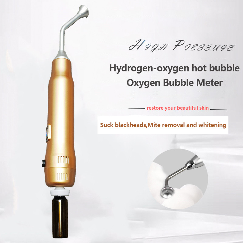 New hine Hydrogen Mousse Dense Bubble Clean Face To Remove Mites and Oil Whitening Handheld Portable Beauty Instrument