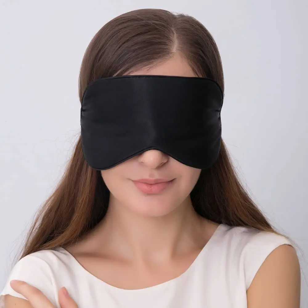 Natural Silk Sleep Mask Blindfold Super Smooth Night Sleeping Eyeshade Block Out Light Travel EyepatchXJ250103
