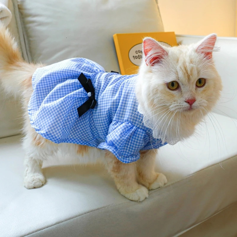 Dog Dresses For Small Dog Girl Dresses For Cat Plaid Dress For Dog Pet Dresses Puppies Dress Dog Skirt Puppies Skirt 250103