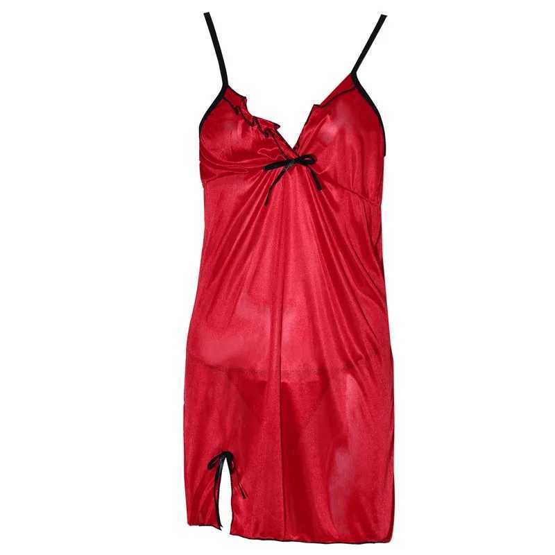 Womens Strap Lace Pajamas Womens Sexy V-neck Evening Dress Womens Strap Lace Cutting Silk Comfortable Pajamas W250103