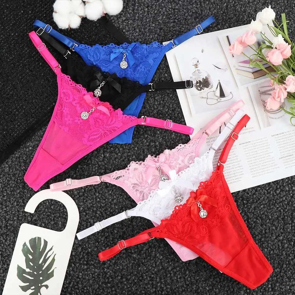 New Women Knickers Lace Panties V-string Women Lingerie Knickers UnderwearXJ250103