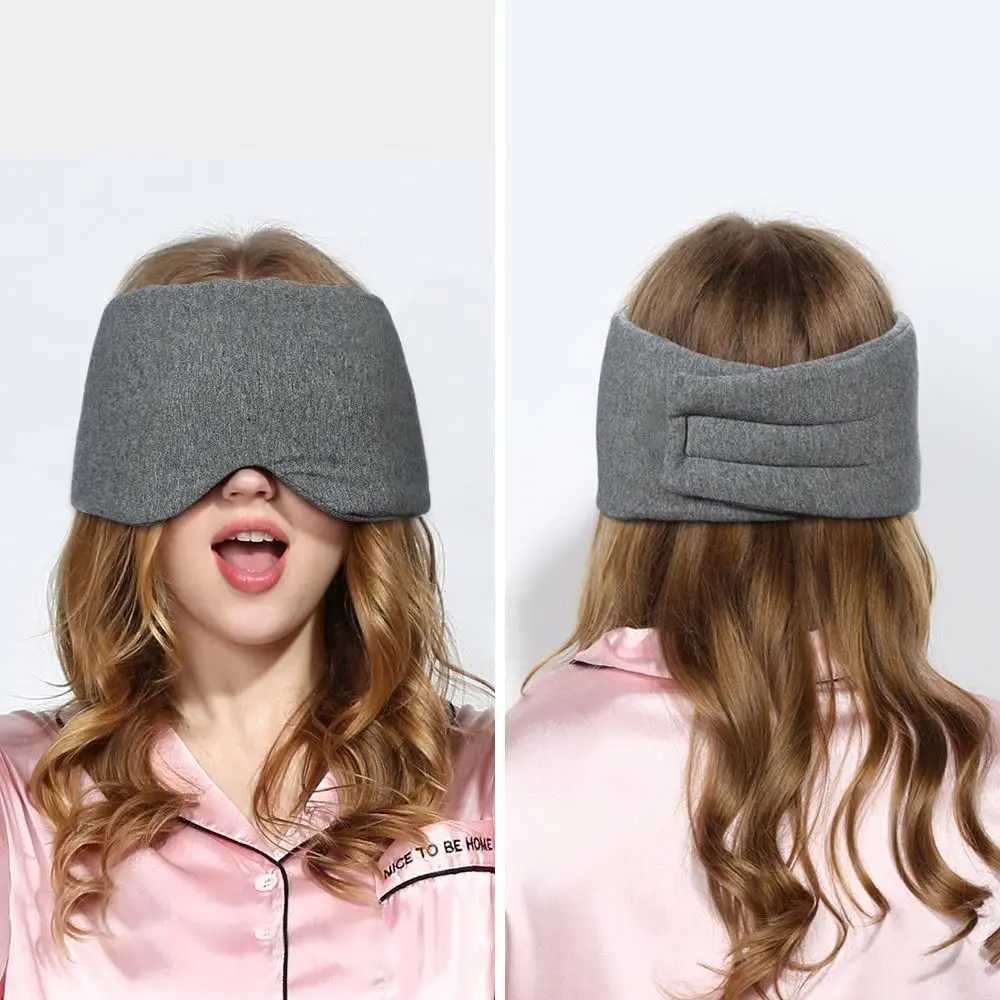 Cotton Sleep Mask Comfortable Breathable Sleeping Eye Mask Adjustable Eyeshade Blinder Blindfold Eye Patch Best Night CompanionXJ250103