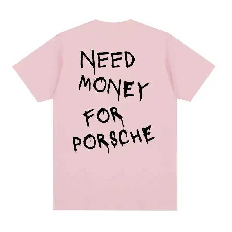Need Money Letter Funny T-shirt Women Anime Cotton Men T Shirt New Fashion Harajuku Short Sleeve T-Shirt Cotton Plus Size TopsXJ240102