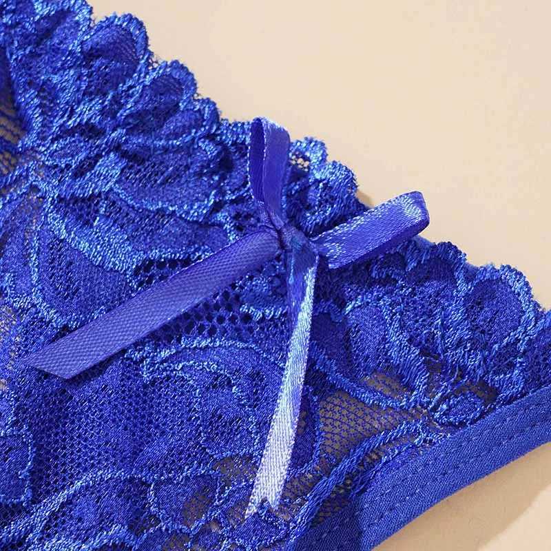 Sexy Lace Adjustable Thongs for Women Low Rise Hollow Out Briefs Female Breathable Underpants Perspective Sexy LingerieXJ250103