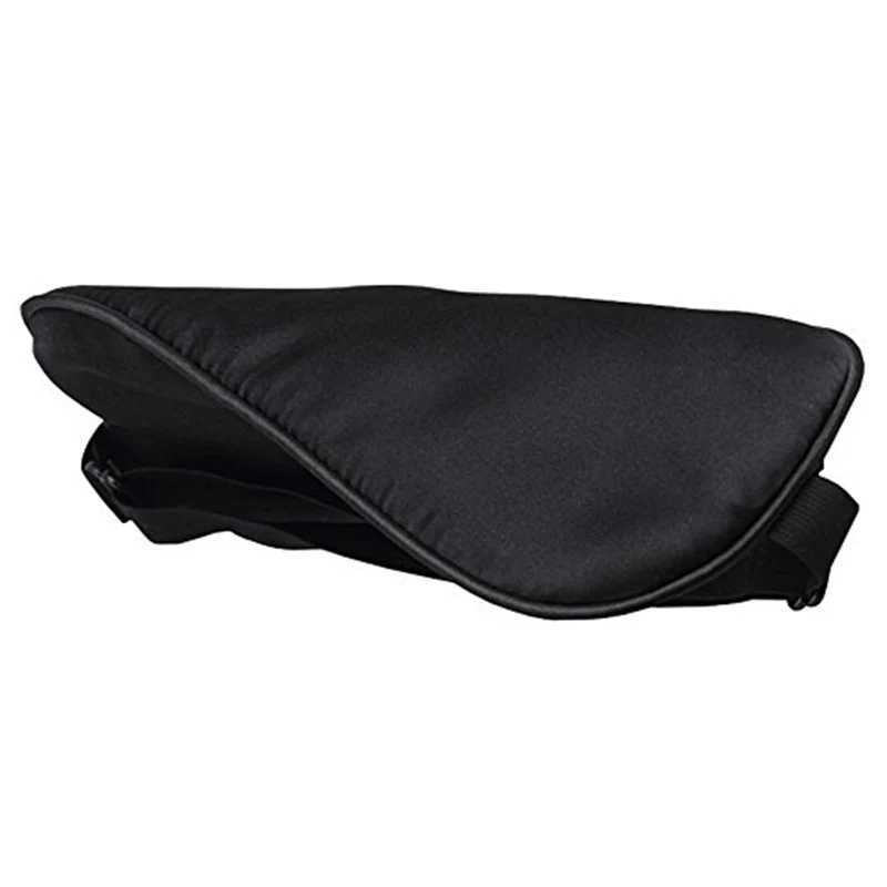 100% Natural Mulberry Silk Sleep Eye Mask 1pc Adult Soft Blindfold Smooth Eyeshade Eye Cover Sleeping Elastic BandXJ250103
