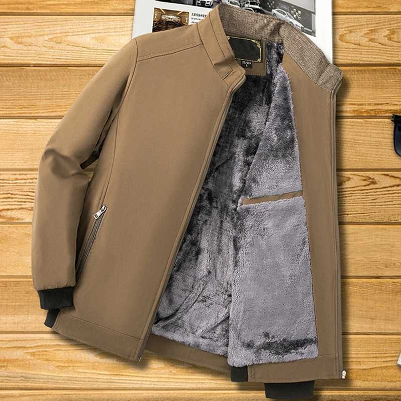 High quality autumn and winter mens jacket thick inner casual business jacket wool Parka mens jacket warm winter jacket W250103