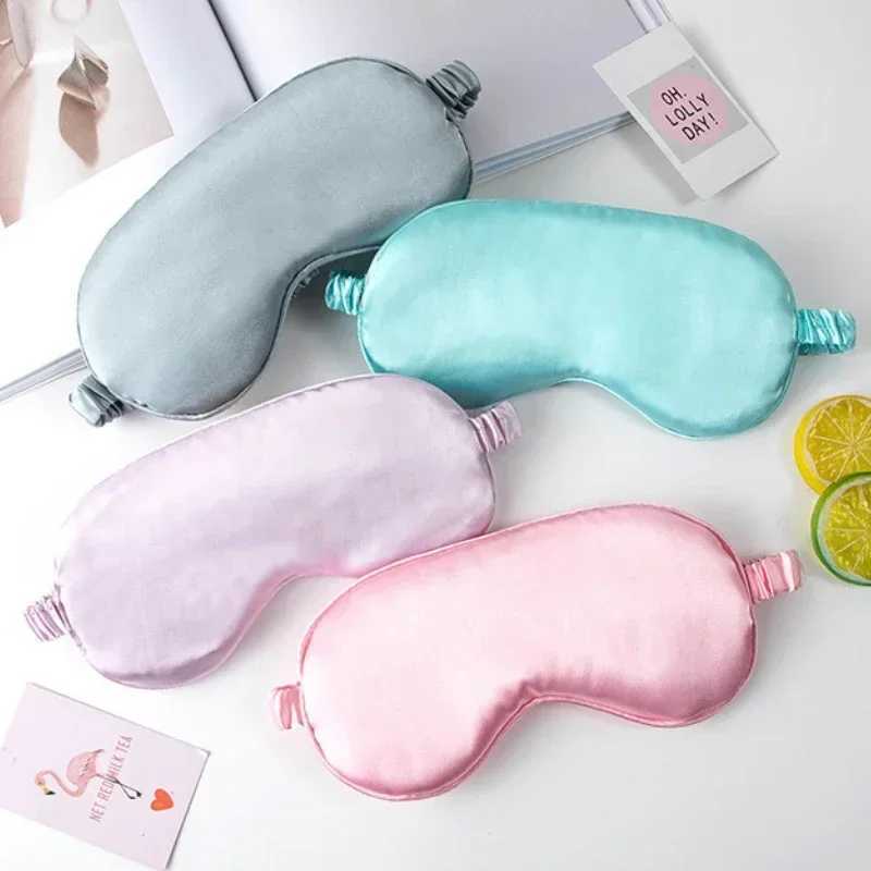 Imitated Silk Eye Patch Shading Sleep Eye Mask Eyepatch Travel Relax Cover Eyeshade Health Sleeping Shelter Eye Care ToolsXJ250103