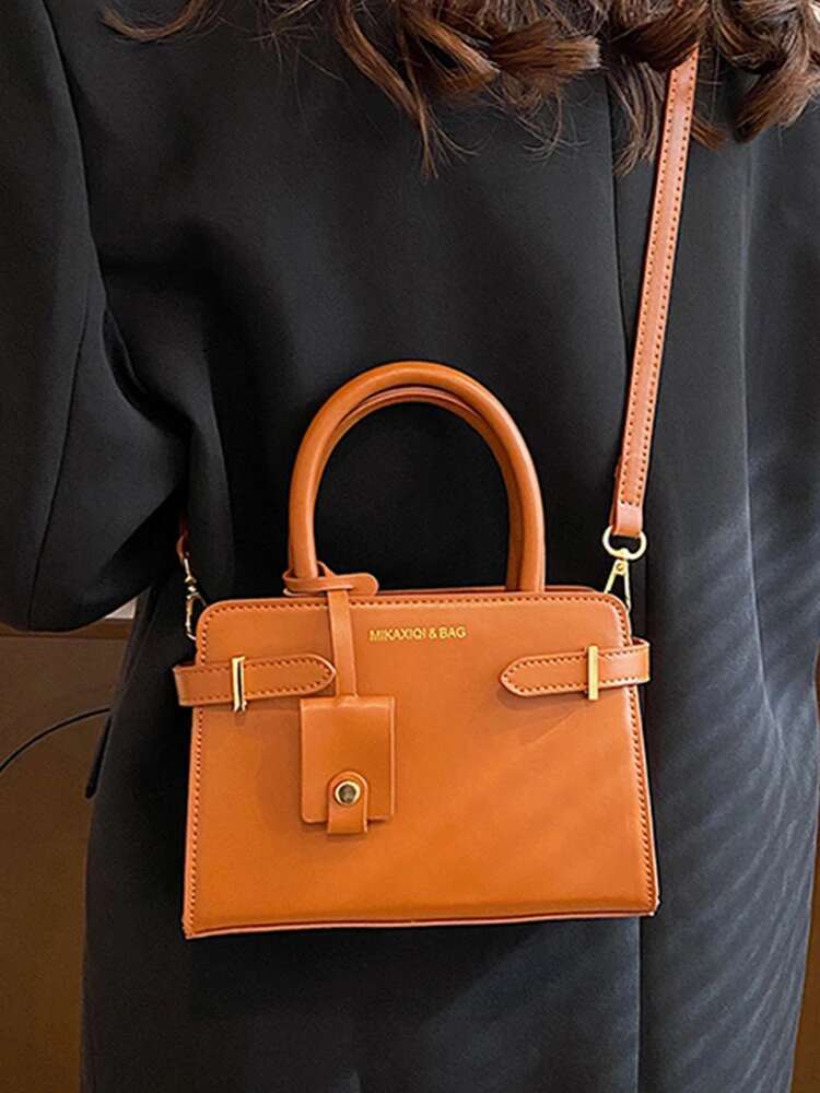 new PU leather women s designer winter solid color crossbody bag women s daily commuting shoulder bag bag