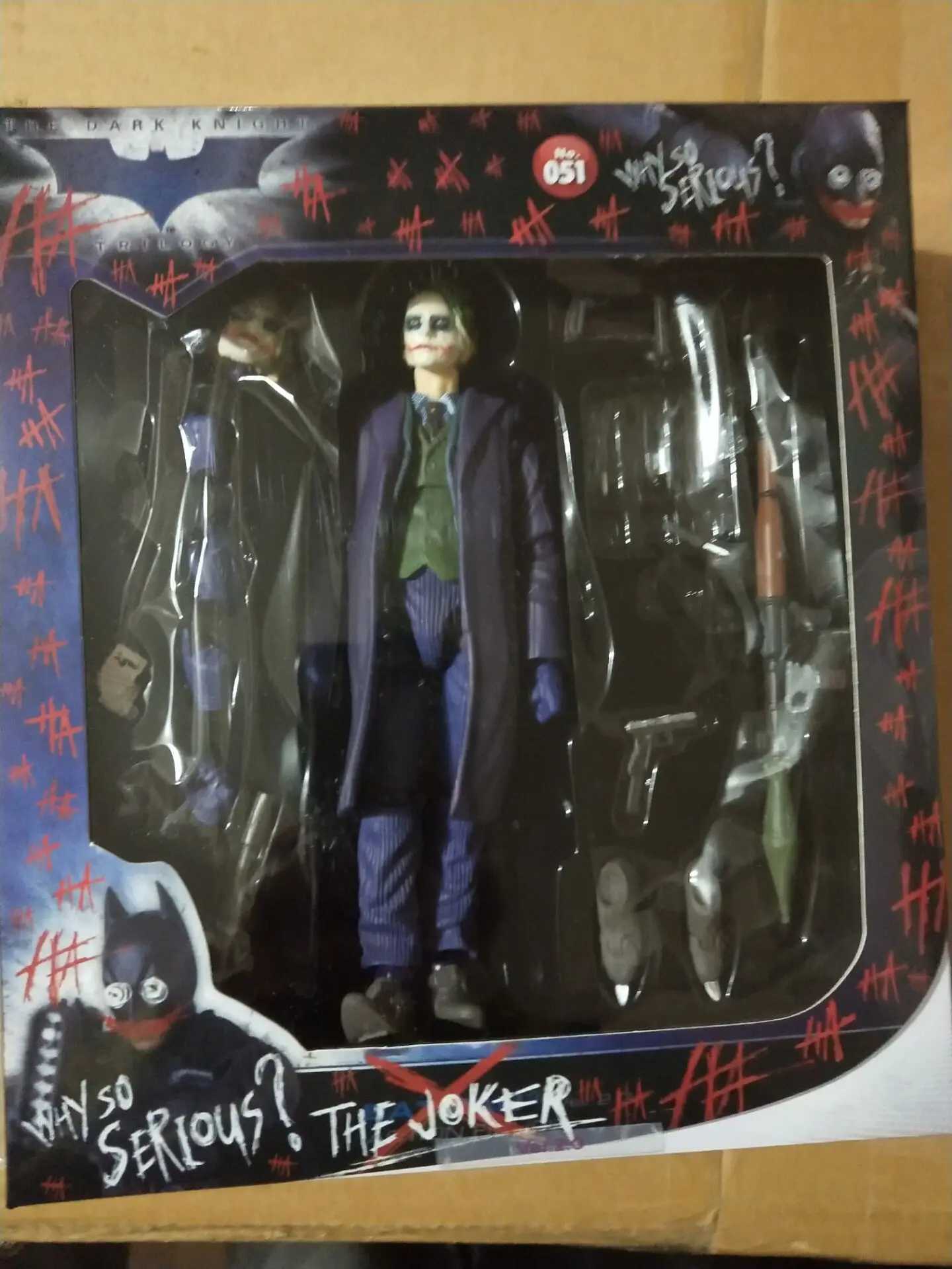 MAFEX 051 Joker in Articulated Action Figure Collectible Model Toy 15cmXJ250103