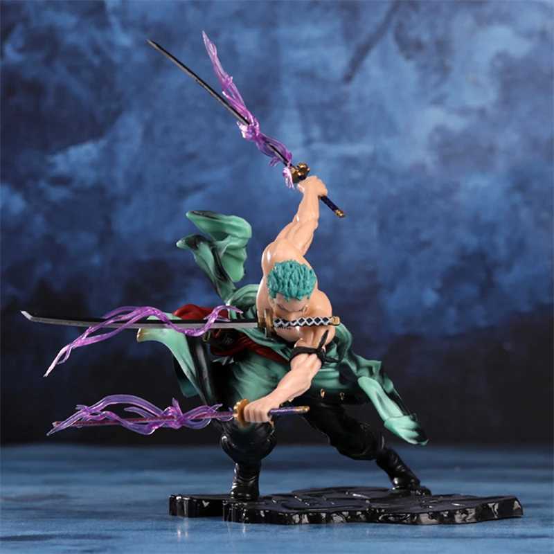 One Piece 10CM Figure Toys Anime GK Roronoa Zoro Three-blade Sa-maximum PVC Action Collection Figurine Model Dolls Gifts KidsXJ250103