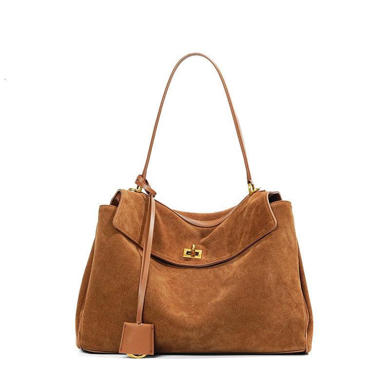 Shoulder Bags 2024 Designer Women Bags Genuine Leather Totes L Suede Shoulder Handbag
