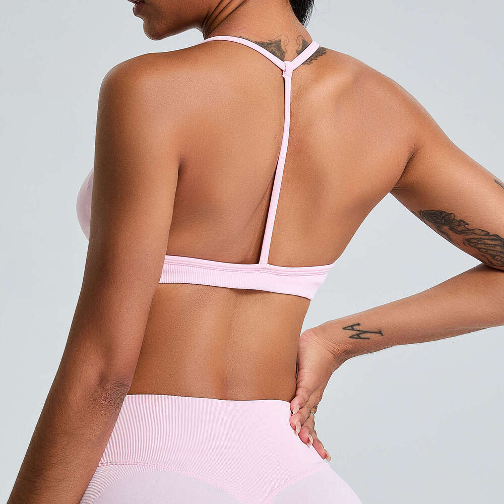 Yoga Clothes High Waist Fitness Leggings Yoga Vest New Seamless Vest For Female Workers, Beautiful Back Sports Yoga Bra, Running Speed Drying Fitness 