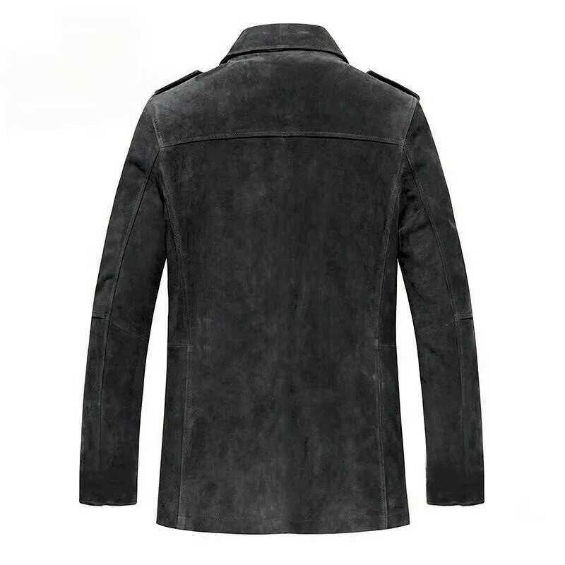 European Mens Jacket Winter Warm Wool Shirt Style Jacket Artificial Fur Suede Thick Coat W250103