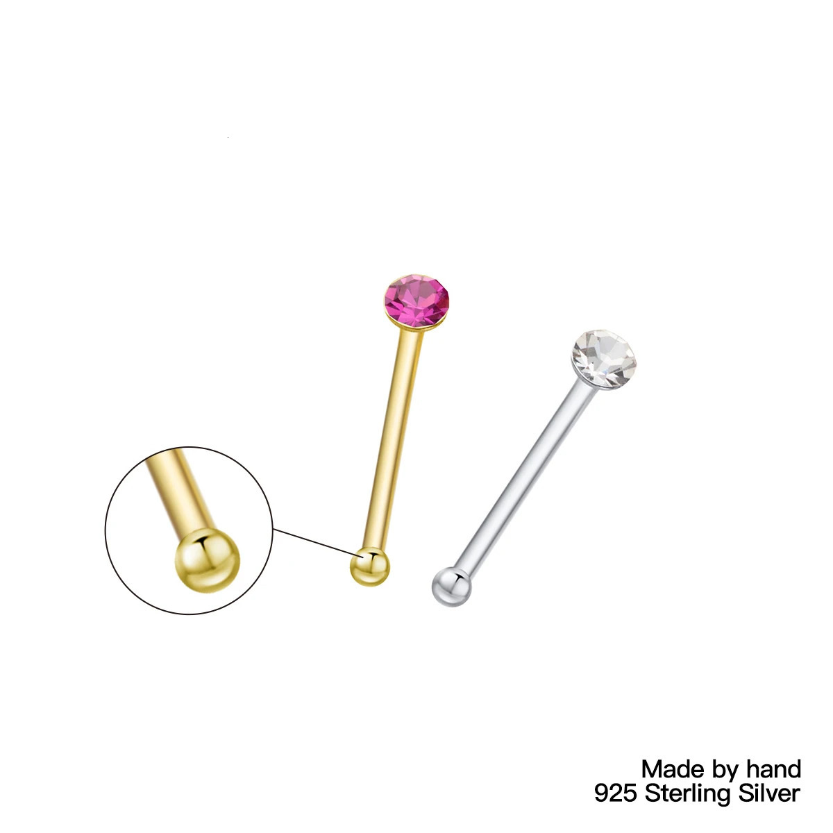 Tiny Mini Fashion Nose Studs Body Piercing Jewelry Pircing Nariz Percing Nez Del Cuerpo 250103