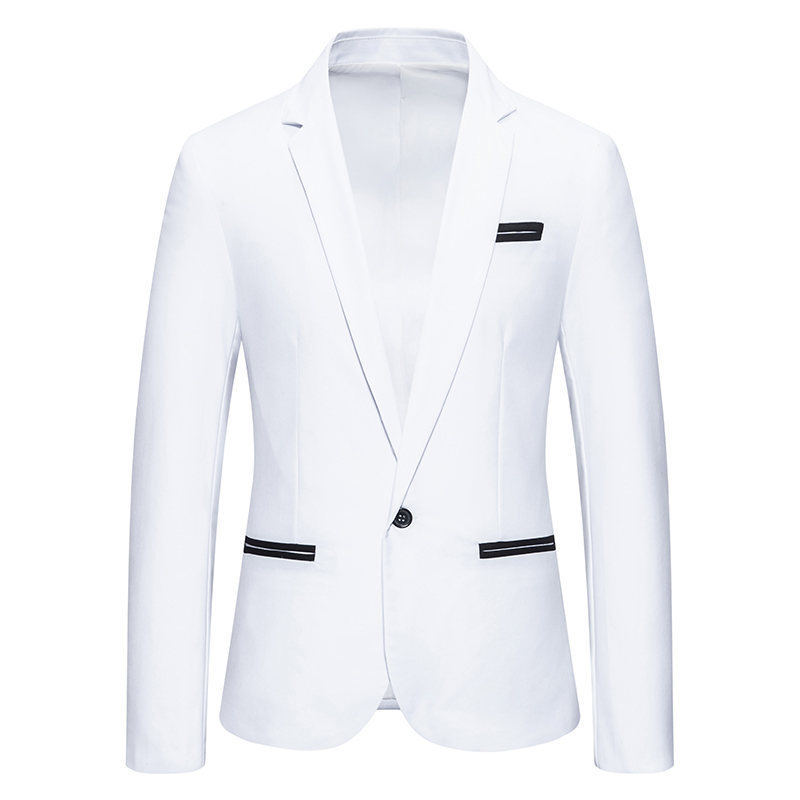 K707 Autumn Single-Breasted Casual Suit Jacket for Middle-Aged Men