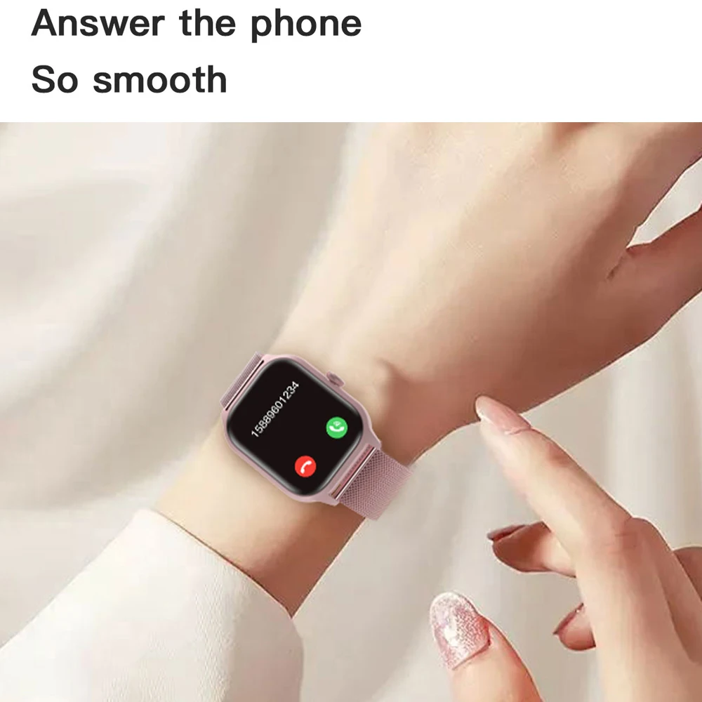 LT10 Smart Watch Android Gift Bluetooth Call Smartwatch 2024 Touch Dial Music Fiess Tracker Sports Watches free shipping