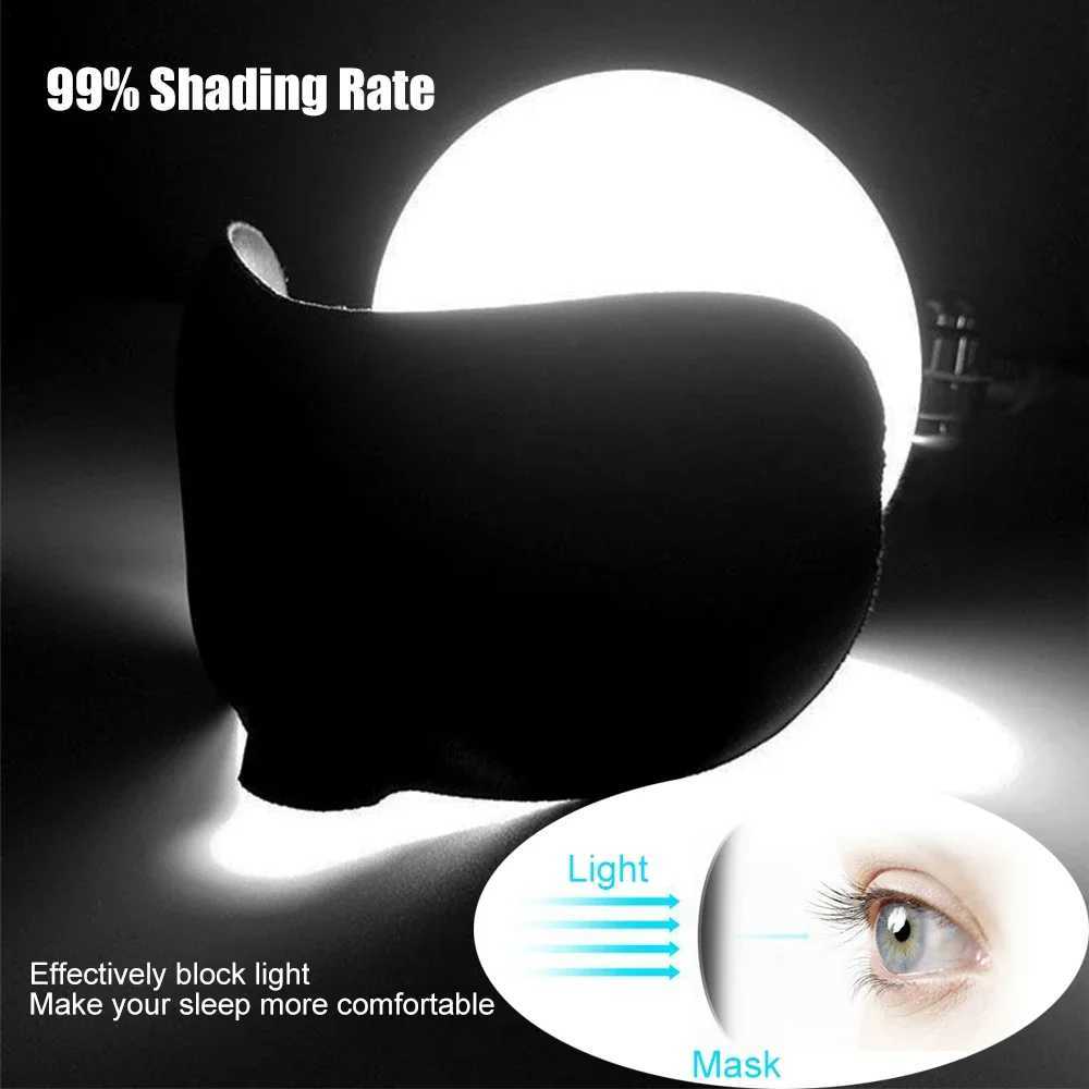 Eye Mask for Sleeping 3D Contoured Cup Blindfold Concave Molded Night Sleep Mask Block Out Light Women Men Travel Office HomeXJ250103