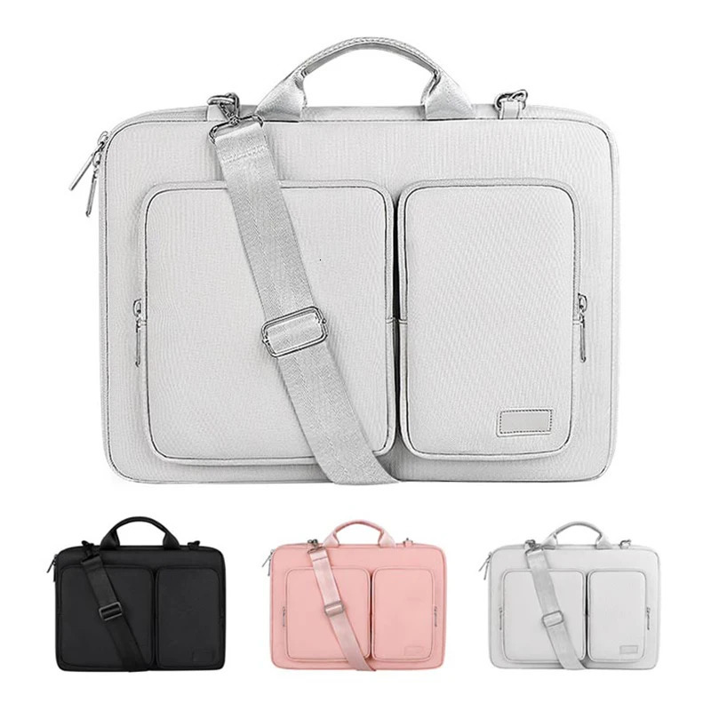 13.3/14/15.6/16 Inch Women Shockproof Laptop Bag Notebook Case Sleeve For Macbook Air Pro Hp13 15 Business Shoulder Briefcase 250102
