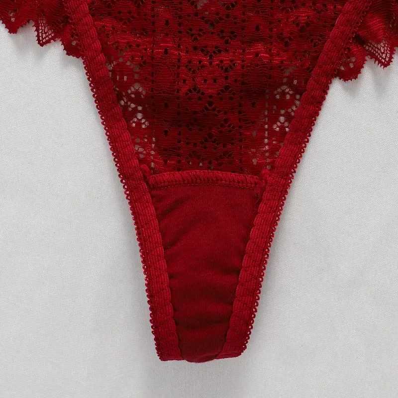 2023 new womens underwear sexy bead womens underwear lace thong womens underwear intimate T-back soft breathable S-XXL W250103