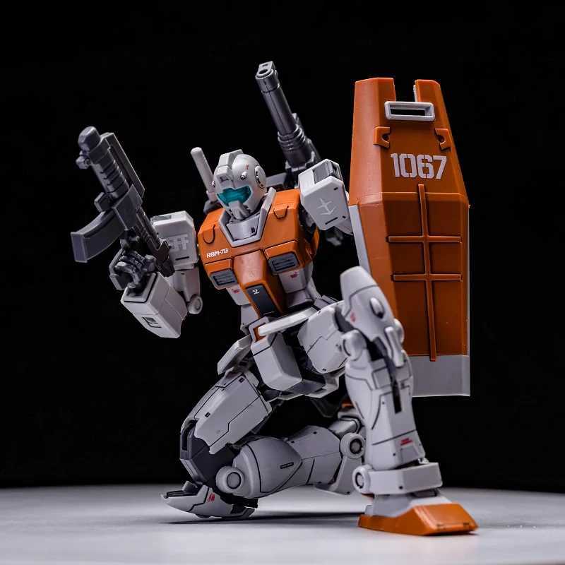 GTO Morocco GK RGM-79 HG 1/144 Repair Double Cannon Advanced Edition Assembly Model Action Picture Decoration Toy Gift W250103