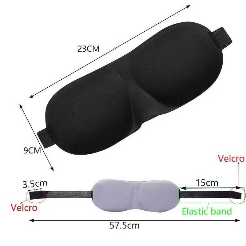 Eye Mask for Sleeping 3D Contoured Cup Blindfold Concave Molded Night Sleep Face Masks Block Out Light with Women Men EyepatchXJ250103