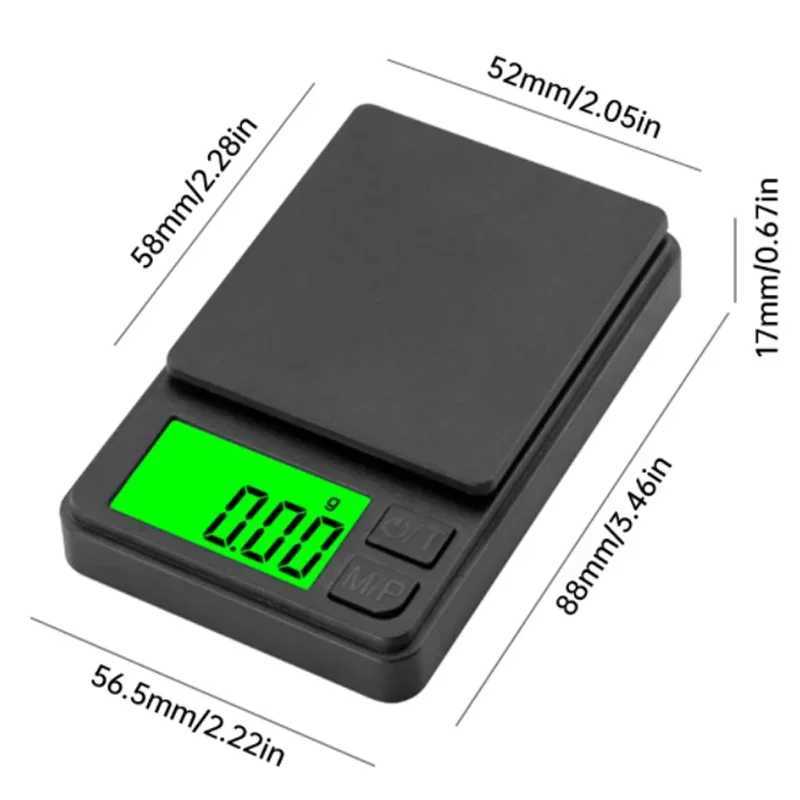 Precision Pocket Scale 1000g X 0.01g-Digital Gram Food Jewelry Ounces/Grains Scale with Backlit LCD-Mini Scale for Travel W250103