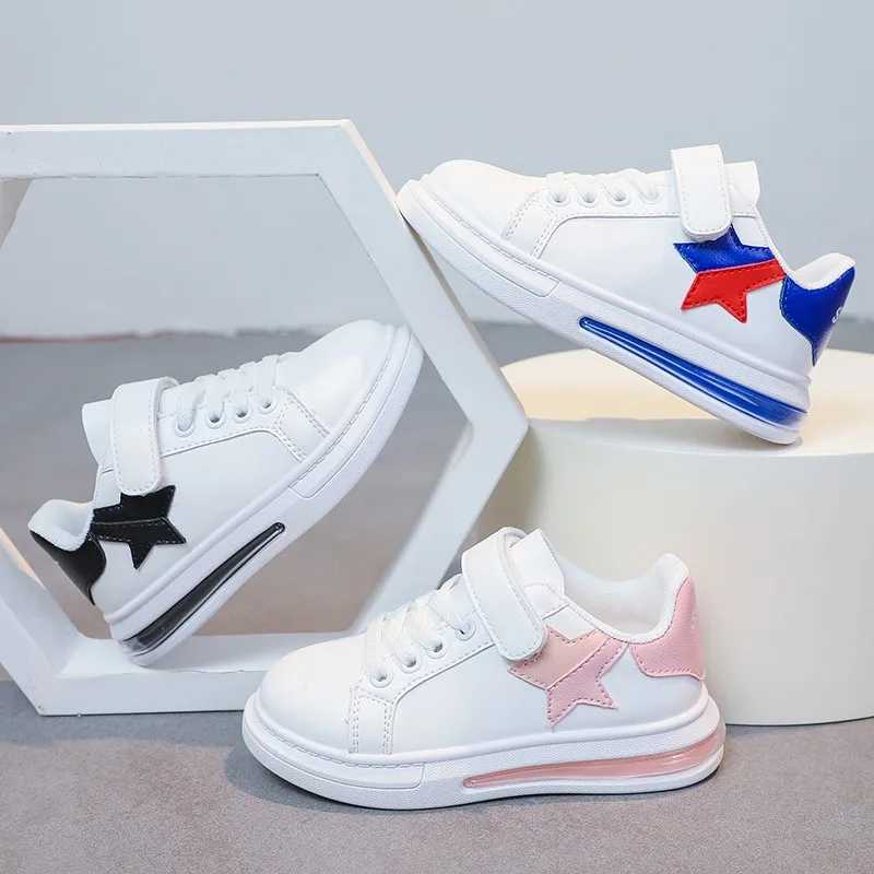 Childrens shoes girls spring and autumn casual soft sole boys star shoes breathable cotton material low cut sports shoes M250103