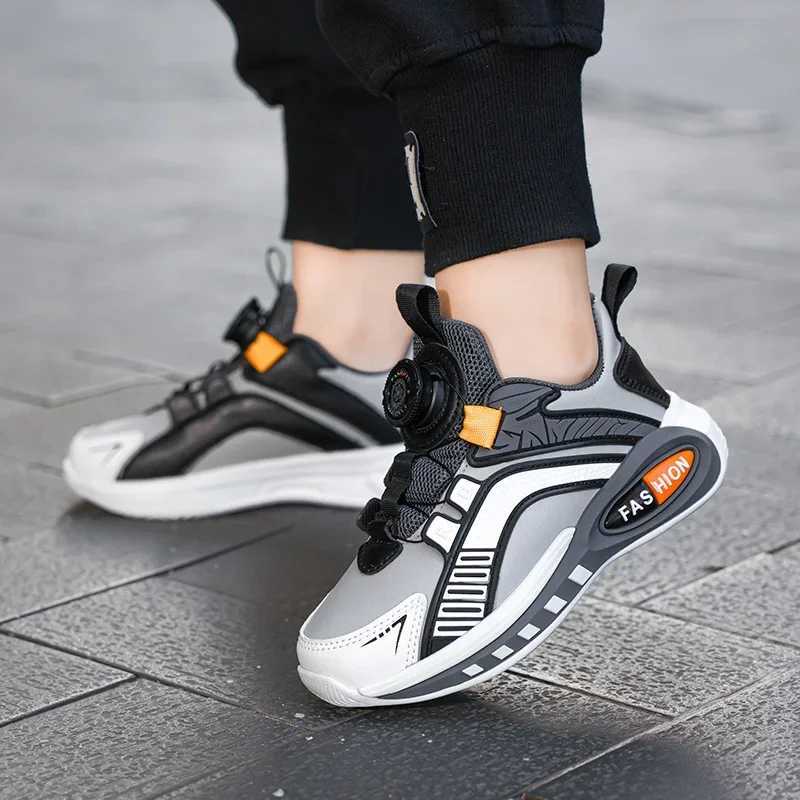 New childrens autumn sports shoes waterproof swimming button fashionable casual shoes for boys and girls lightweight running M250103