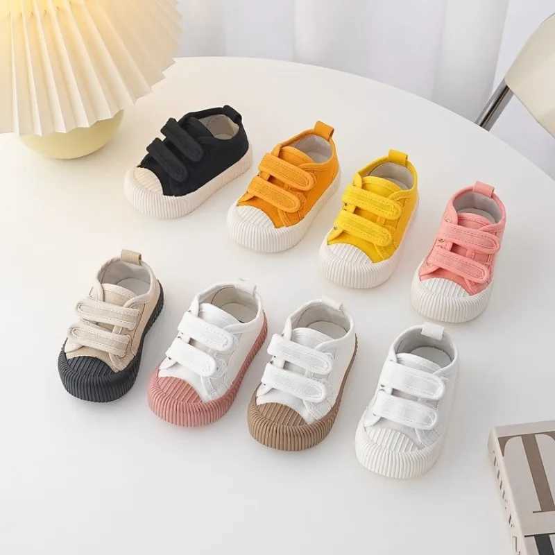 Childrens canvas shoes childrens baby sports shoes girls candy colored casual shoes breathable baby casual shoes soft M250103