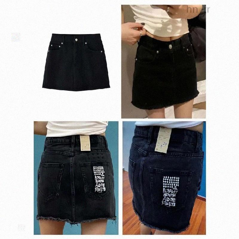 Womens Long Jean Denim Shorts Cycg Pant Short Cowboy Skirt Girl Ksubi Jeans Gray Side Same Spring Summer Black Burnout Crushed Design