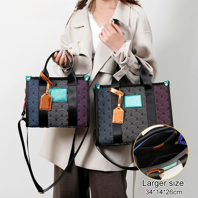 London Canvas Tote Bag: hot Large Capacity, Women's Shoulder Bag for Everyday Use