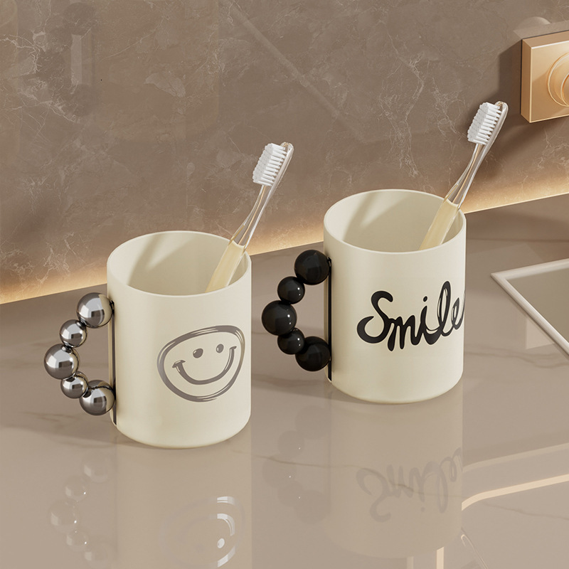 Home Plastic Toothbrush Cup Set for Couples and Family