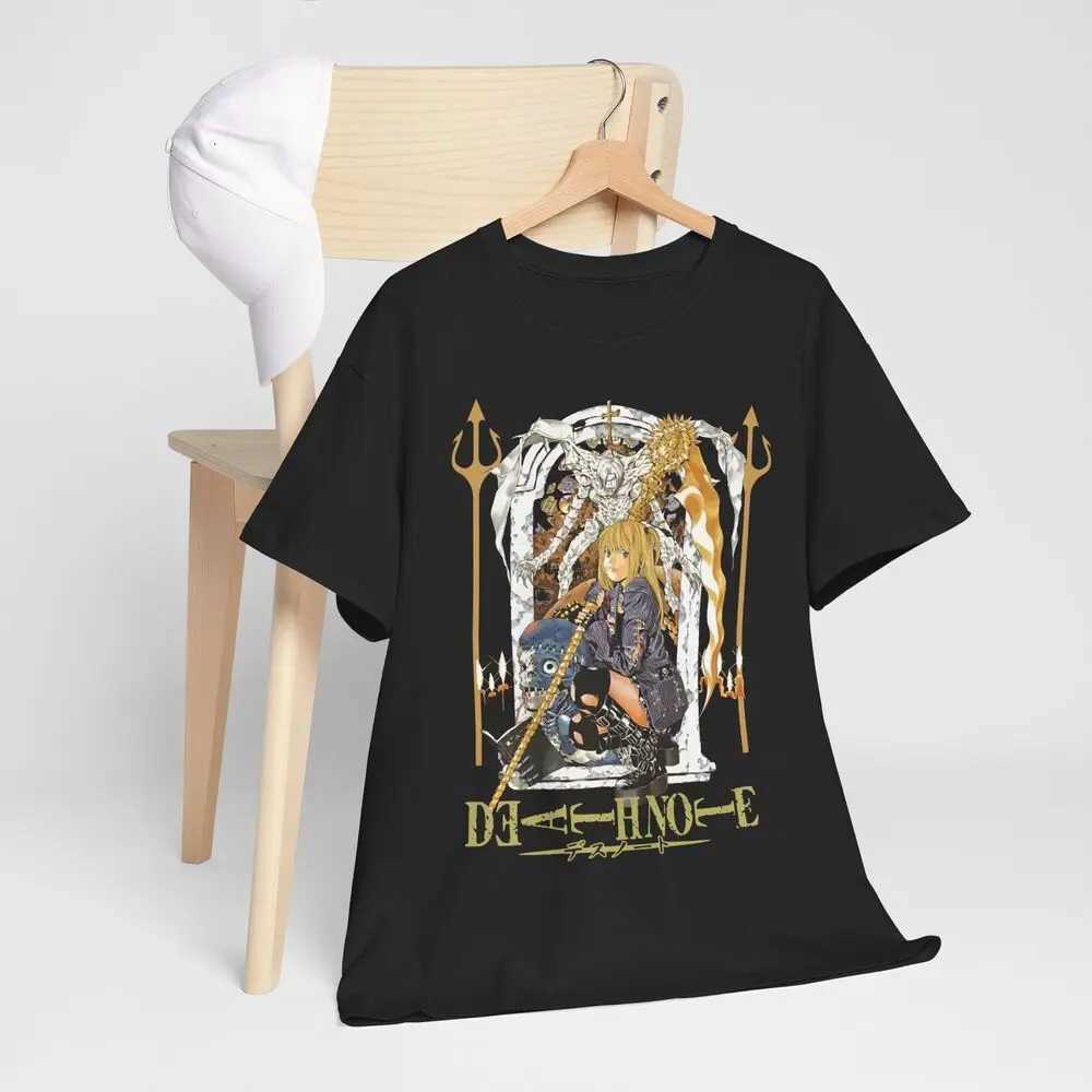 Misa Amane T-shirt Inspired Anime Death Note T-shirt Black- Anime GiftXJ240102