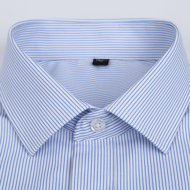 Men's slim fit long sleeve shirt business casual formal wear H483