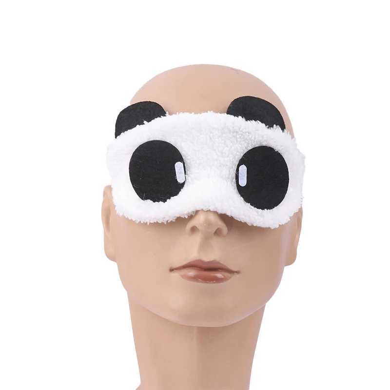 Kawaii P Panda Face Eye Mask Travel Sleeping Soft P Eyeshade Portable Sleeping Cover Eye Band Shade Rest EyepatchXJ250103