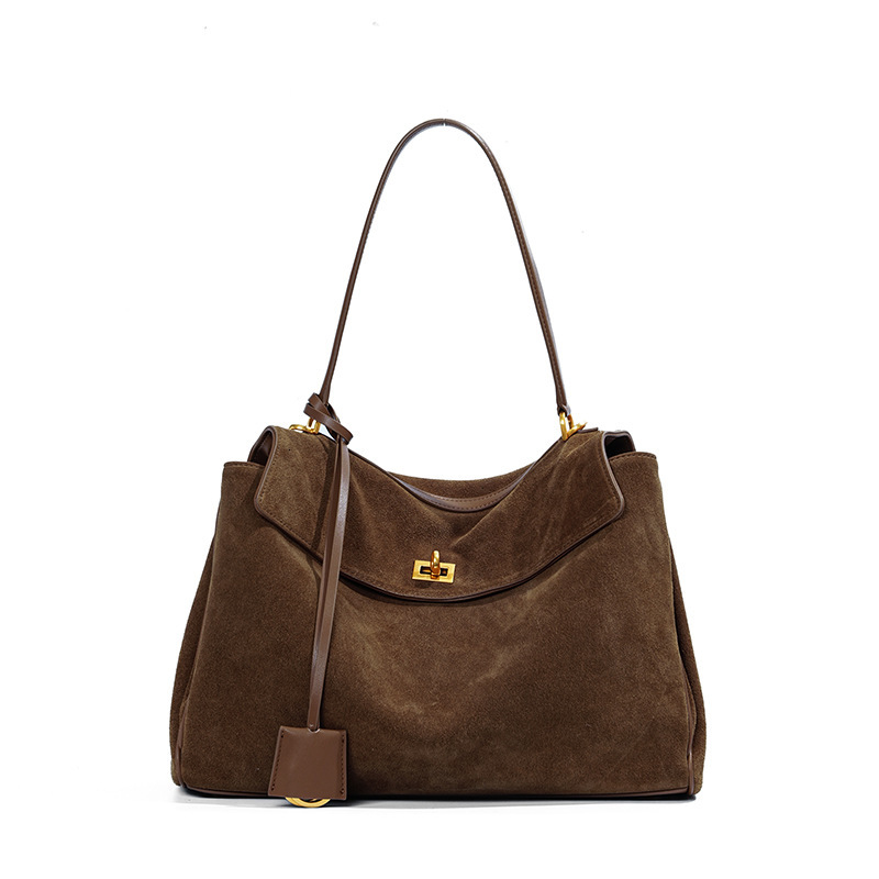 Shoulder Bags 2024 Designer Women Bags Genuine Leather Totes L Suede Shoulder Handbag