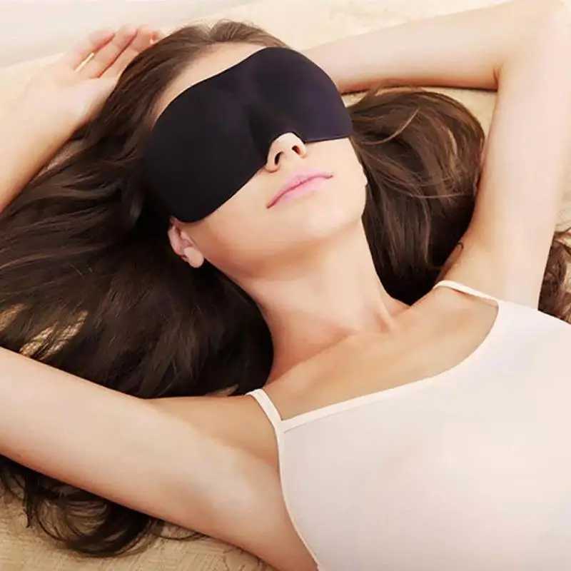 3D Sleep Mask Natural Sleeping Eye Mask Eyeshade Cover Shade Eye Patch Women Men Soft Portable Blindfold Travel Eyepatch 1PcsXJ250103
