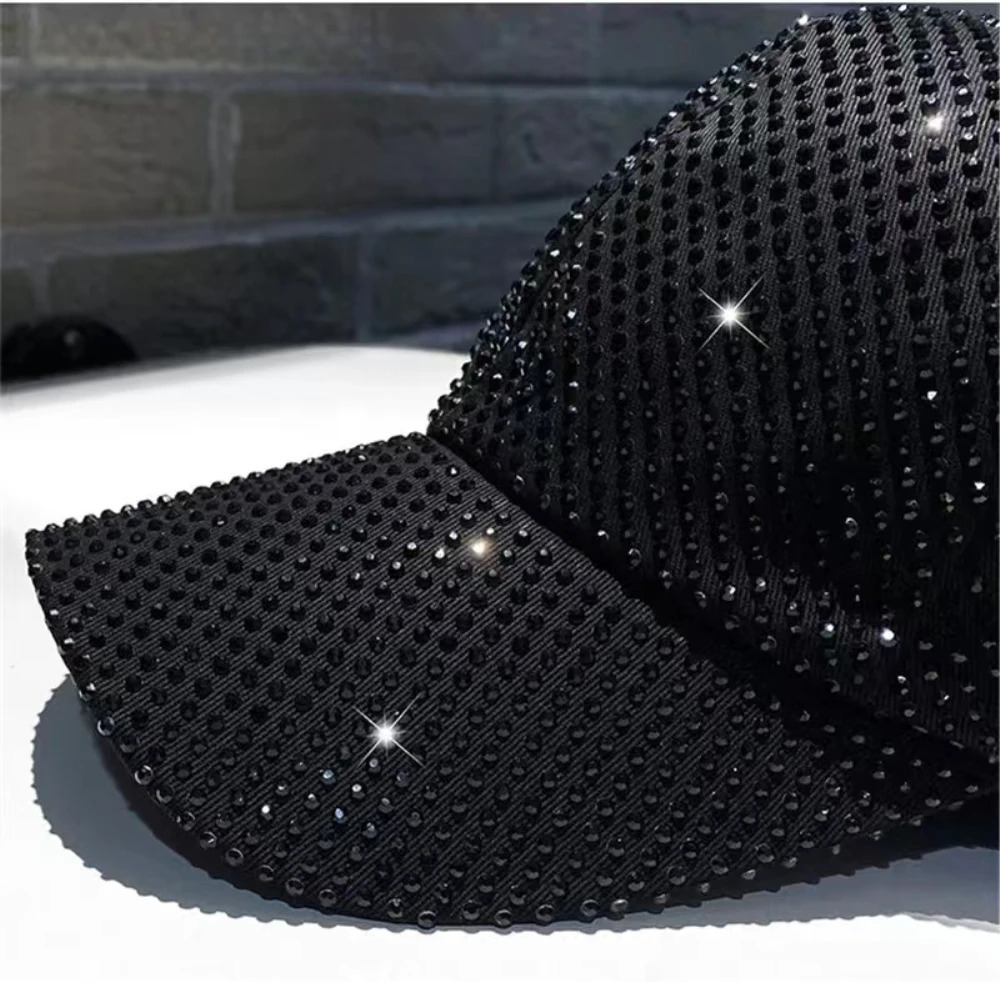 Rhinestone fedora Jazz Hats Cowboy Hat For Women And Men Double-sided Color Cap Red With Black diamond fedora Wholesale 241230