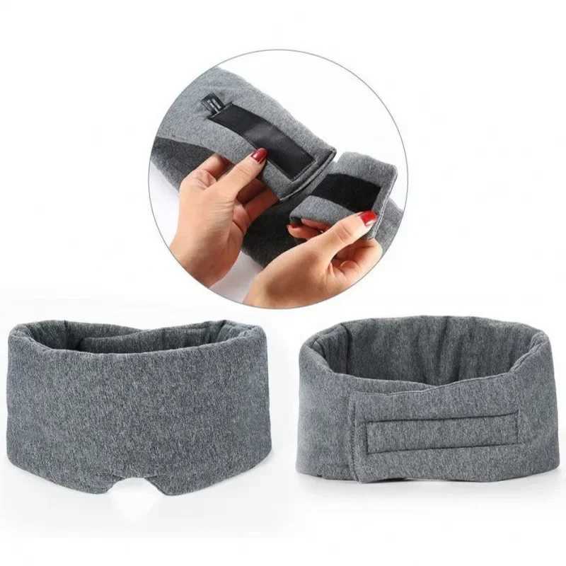 Full Surround Sleep Eye Mask Blindfold Eye Cover Patch Portable Travel Eyepatch Rest Eye Cover Sleeping Mask Night EyeshadeXJ250103