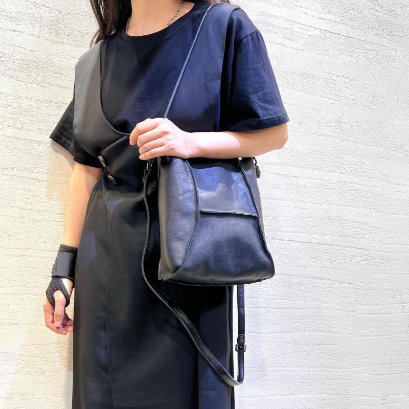 American High-Quality Top Layer Vegetable Tanned Cowhide Crossbody For Women, Simple And Casual, Large Capacity Shoulder Bag