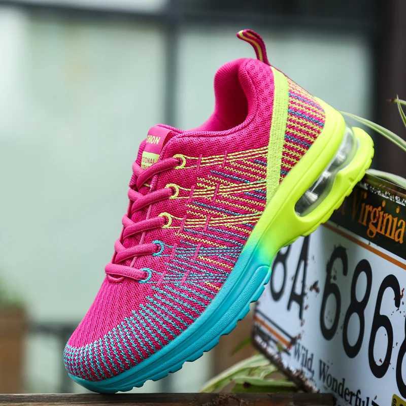 2023 New Running Shoes Breathable Outdoor Sneakers Wens Lightweight Air Cushion Sneakers Cfortable Sports Training Shoes Z250304