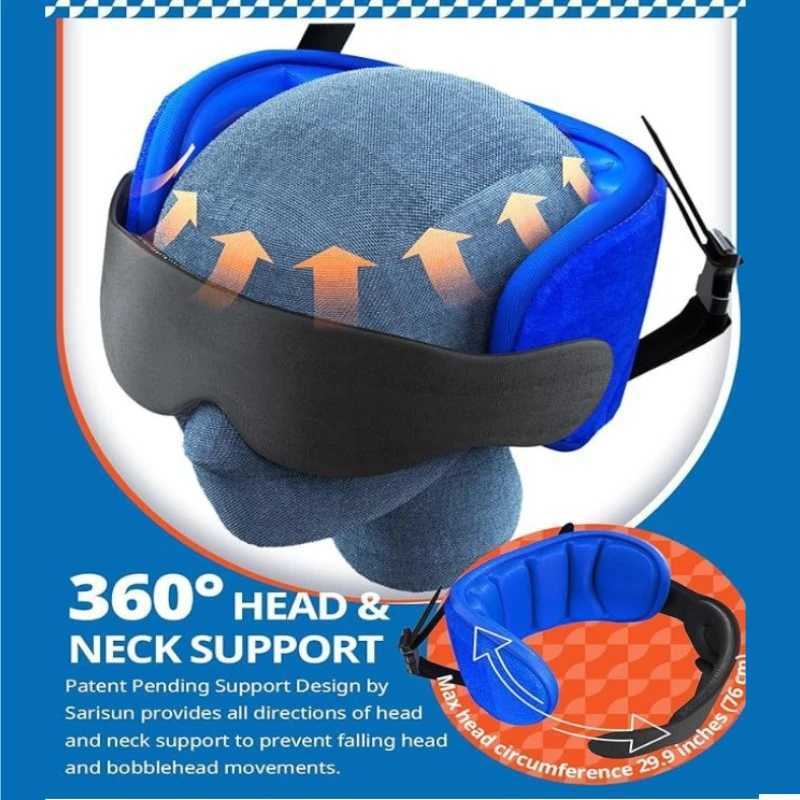New light-blocking 3D sleep eye mask memory foam multi-functional travel pillow with eye mask without eye presXJ250103